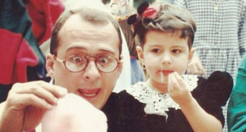 Jota Mario Valencia y su hija María José