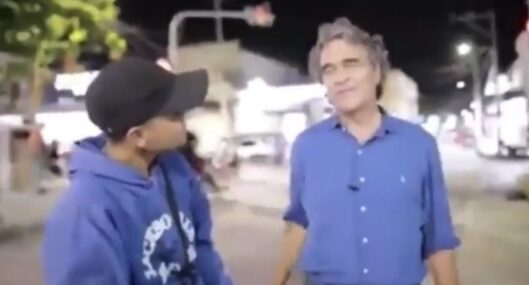 Sergio Fajardo con cobrador gota a gota que le hizo vivir momento incómodo