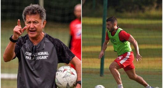 El español se mostró contento con los trabajos del risaraldense.