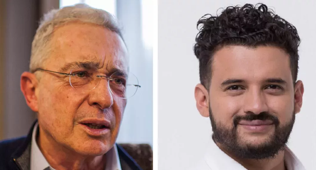 Álvaro Uribe e Inti Asprilla se cruzan en Twitter por una valla