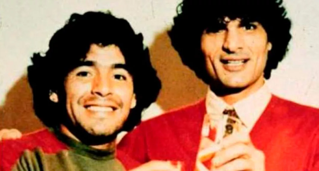 Diego Maradona y Carmine Giulano.
