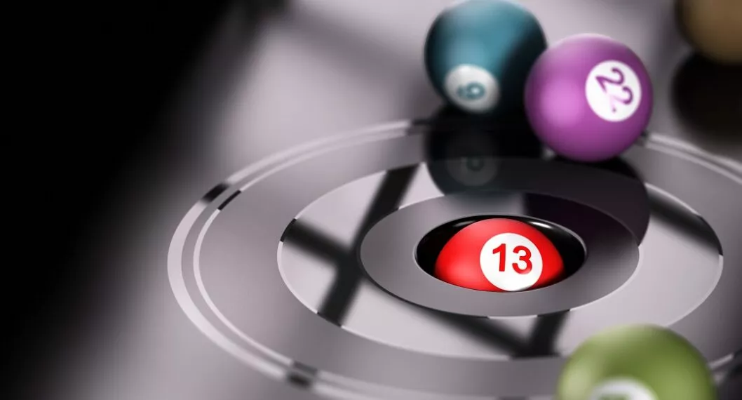 Bolas con números ilustran nota sobre resultados de La lotería de Medellín y chances del viernes 18 de febrero