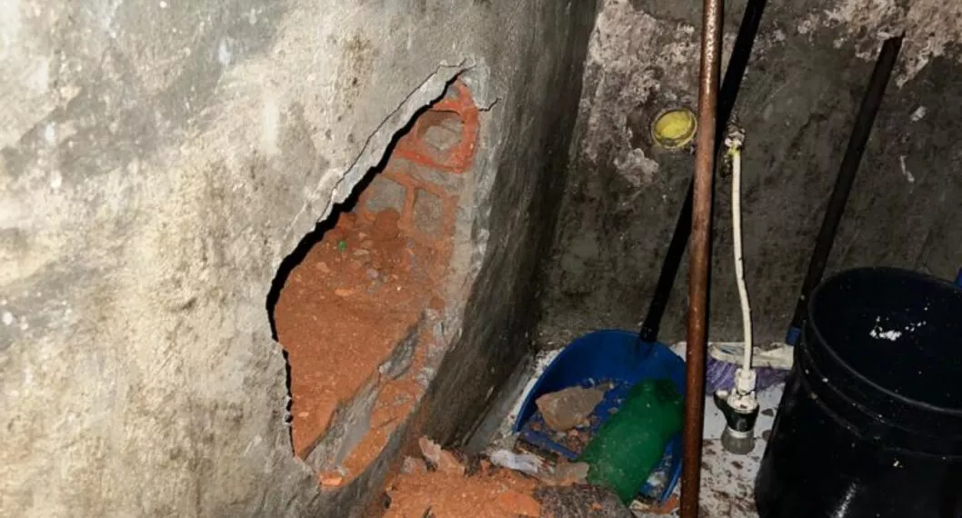 Al estilo del 'Chapo' Guzmán, detenidos en estación de Ocaña pretendían fugarse por túnel