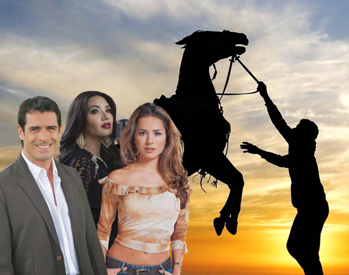 Rafael Novoa, Mariana Gómez y Danna García, algunos de los actores que han sufrido con escenas con caballos en 'Arelys Henao', 'Pasión de gavilanes' y otras novelas (fotomontaje Pulzo).