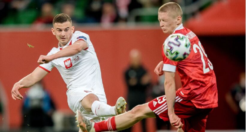 Último aprtido amistoso de Polonia y Rusia, que no se jugaría por eliminatorias a Catar 2022.