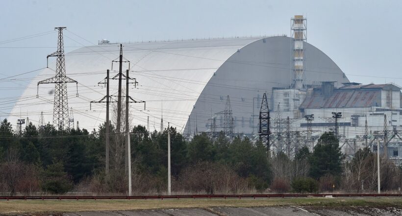 Foto de la central nuclear de Chernóbil ilustra nota sobre aumento de la radiación, según Ucrania