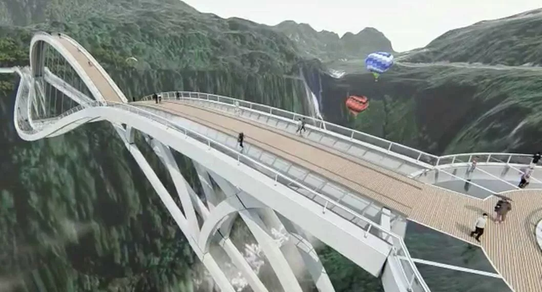 Salto del Tequendama, en Cundinamarca hoy, tendrá un puente de vidrio, muy al estilo de países desarrollados.