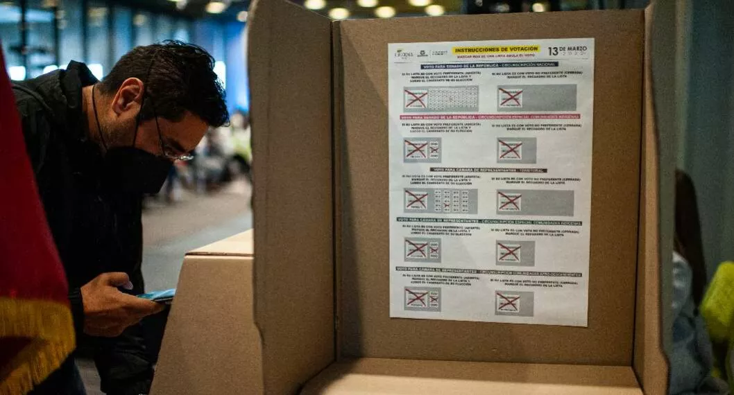 Foto puesto de votación, en nota de qué novedad anunció Registraduría para los puestos de votación.