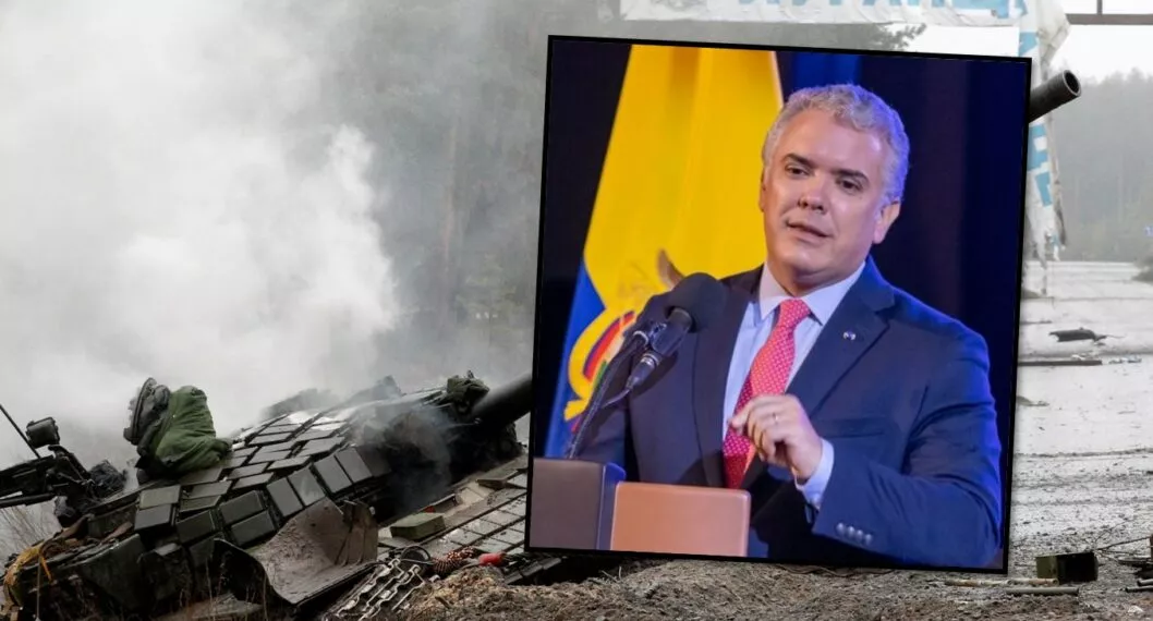 Iván Duque se refiere al conflicto entre Rusia y Ucrania y asegura que en Colombia están prendidas las alertas.