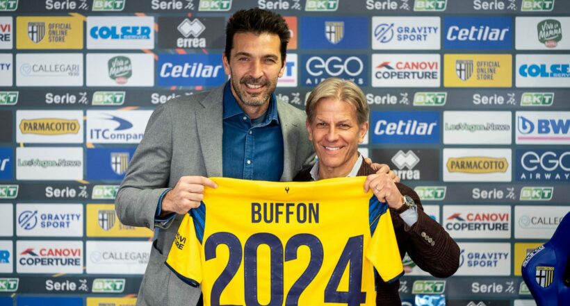 Gianluigi Buffon renovó con el Parma y jugará hasta los 46 años