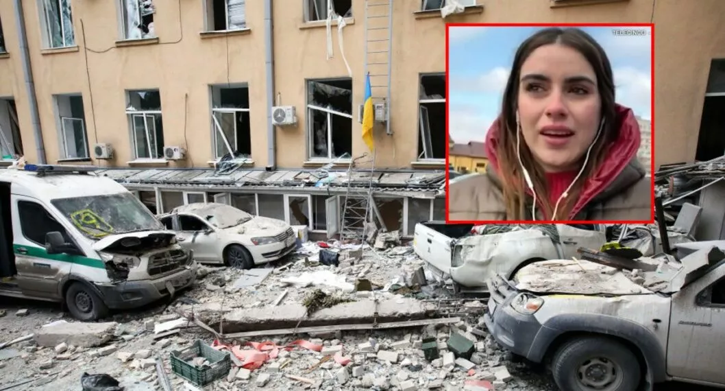 Periodista llora al contar que ucraniano le suplicó que se llevara a su hija