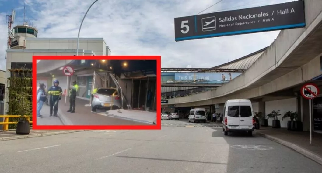 La persona que conducía el vehículo habría tenido un microsueño cuando transitaba frente al Aeropuerto Internacional José María Córdova.