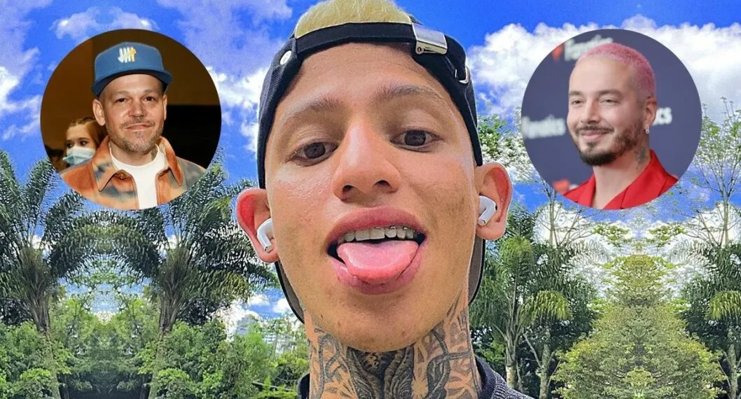 El rapero boricua le respondió vía Instagram al influenciador colombiano por el video en el que improvisó para defender a J Balvin. 
