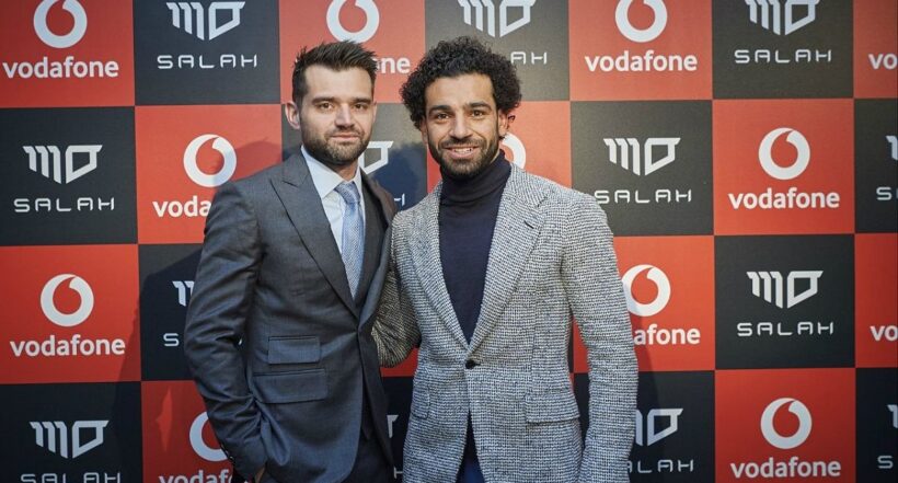 Ramy Abbas con Mohamed Salah