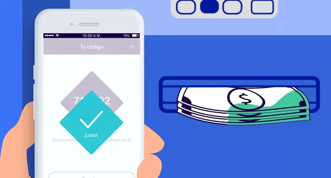 La billetera digital Nequi cuenta con varios cajeros de Bancolombia en portales y estaciones Transmilenio para retirar dinero sin costo alguno.