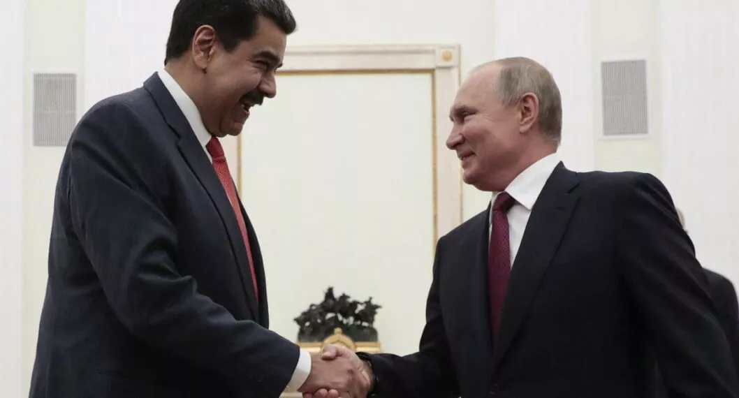 Imagen de Nicolás Maduro y Vladimir Putin ilustra artículo Régimen de Nicolás Maduro ratifica respaldo a su "buen amigo" Rusia