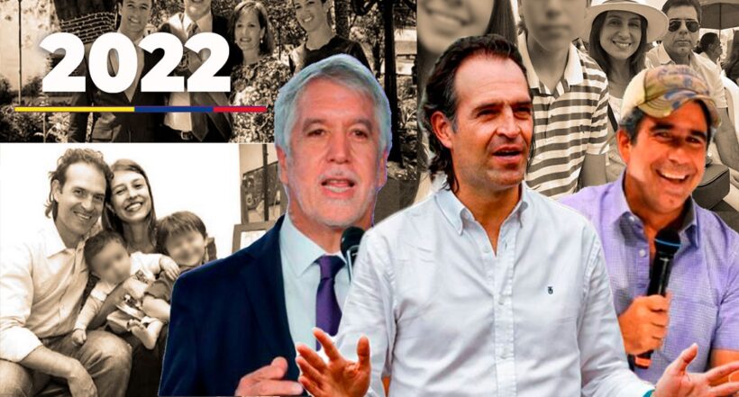 Enrique Peñalosa, Federico Gutiérrez y Álezx Char, a propósito de quiénes son y a qué se dedican los hijos de esos y otros candidatos del Equipo por Colombia (fotomontaje Pulzo)..