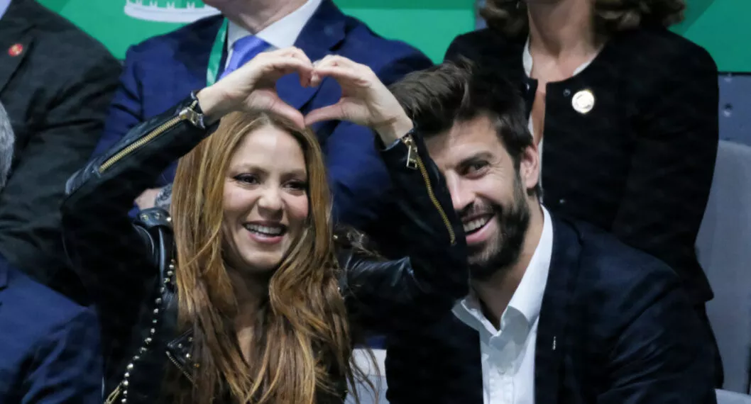 Shakira y su compañero sentimental, a propósito de la dedicatoria de la cantante.