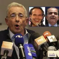 Álvaro Uribe Vélez, Federico Gutiérrez y Óscar Iván Zuluaga, a propósito de quién es el candidato presidencial de Uribe en 2022 (fotomontaje Pulzo).