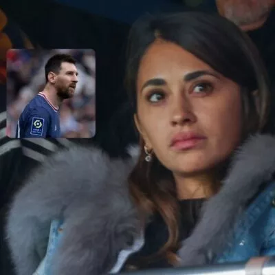 Esposa de Lionel Messi, Antonela Roccuzzo, lloró en partido porque lo silbaron