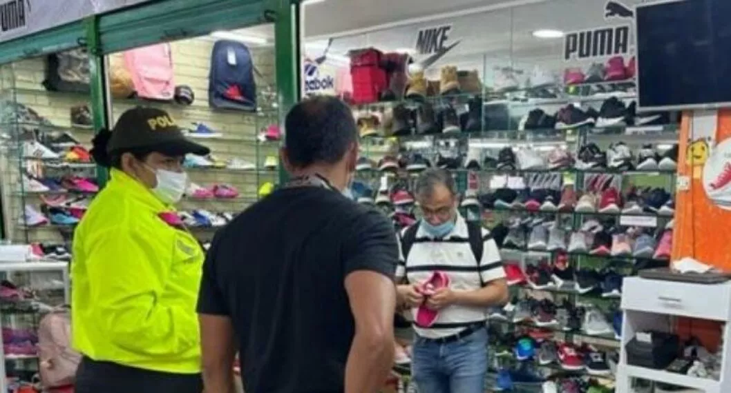 Venta de tenis chiviados en Colombia: Policía incauta cargamento.