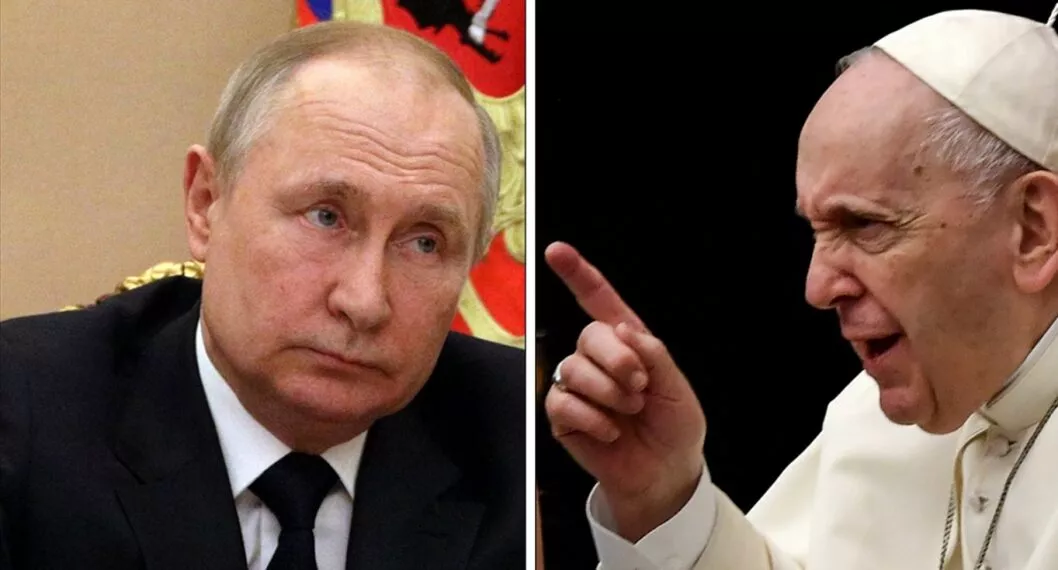 Vladimir Putin y Papa Francisco