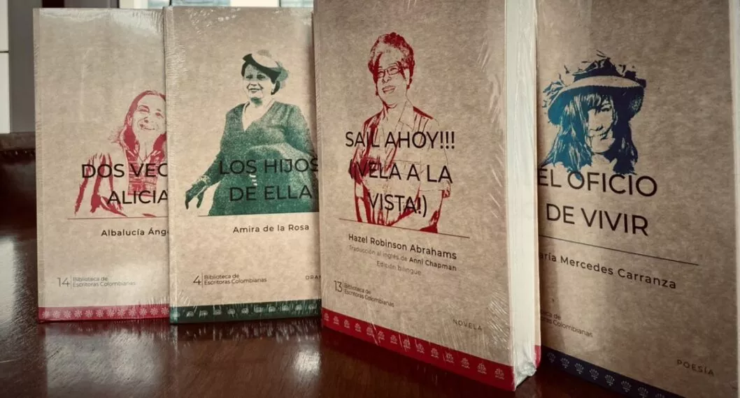 Libros de la Biblioteca de Escritoras Colombianas 