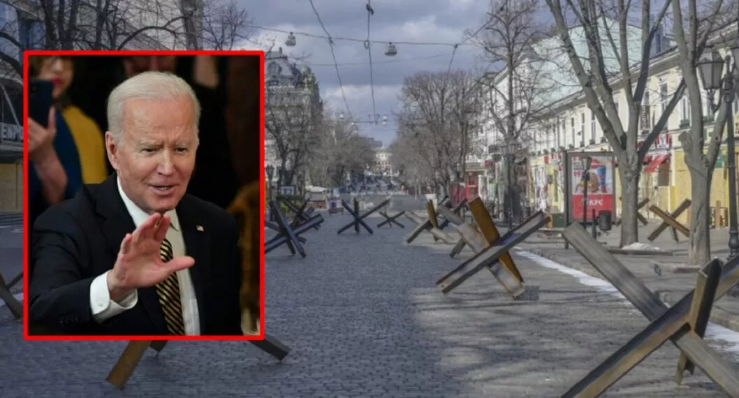 Joe Biden, presidente de Estados Unidos, dio recientes ayudas económicas a Ucrania.