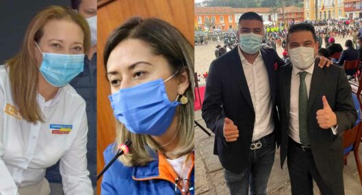 Los documentos, imágenes y videos presentados, mostraron estrecha conexión de las funcionarias mencionadas con la campaña del hijo de ‘El Pájaro’.