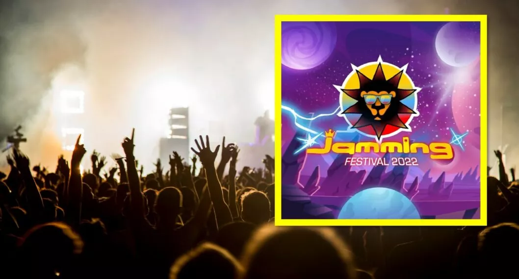 Imagen de concierto y logo del Jamming Festival ilustran nota sobre el Fyre Festival, que fue un fracaso