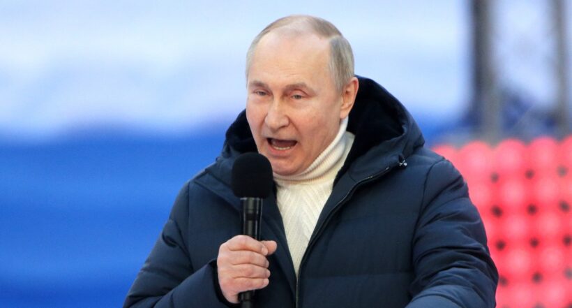 Imagen de Vladimir Putin que ilustra nota de Rusia; Rusia amenaza a países que están dando armas a Ucrania para pelear