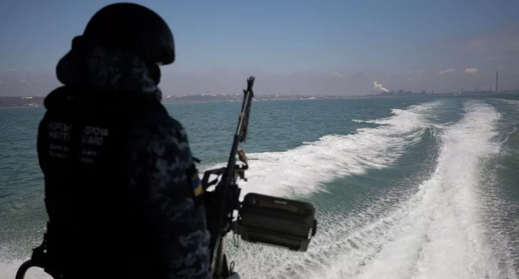 Imagen de una patrullera de Ucrania ilustra artículo Fuerzas de Ucrania mataron a subcomandante de la Flota del Mar Negro rusa