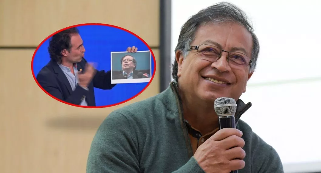 Qué dijo Gustavo Petro sobre la solicitud de Federico Gutiérrez con su foto.
