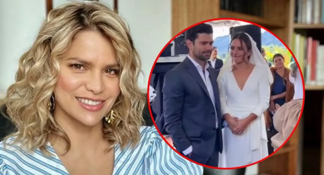 Qué palabras de Adriana Lucía hicieron que Sofía Gómez Uribe llorara en su boda con Juan Diego Vanegas, chef de 'Día a día'.