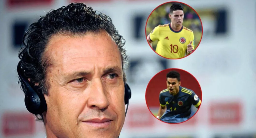 Valdano opinó sobre James Rodríguez y Luis Díaz, a propósito del partido de la Selección Colombia.