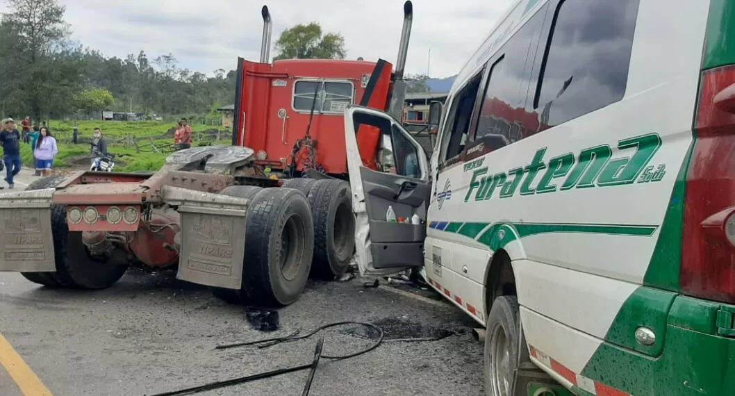 Grave accidente en Chiquinquirá, Boyacá, deja una anciana muerta y 10 heridos