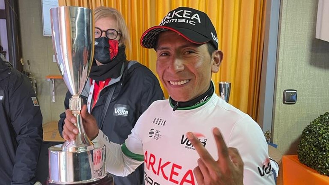 Nairo Quintana es líder de la Vuelta a Cataluña.