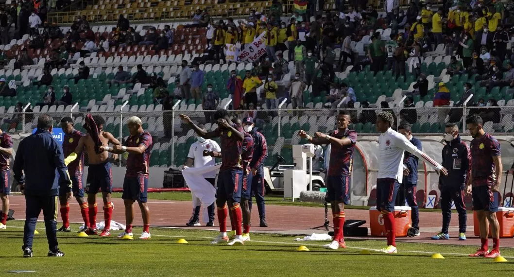 Jugadores de la Selección Colombia para el partido contra Bolivia: titular y los que van a la tribuna