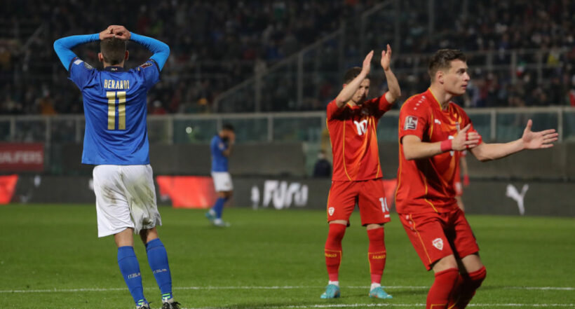 Reacción de Misterchip a la eliminación de Italia contra Macedonia.