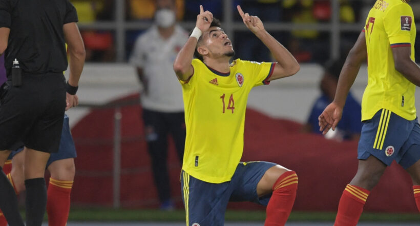 El guajiro terminó con la racha de la Selección Colombia de 685 minutos sin marcar gol.