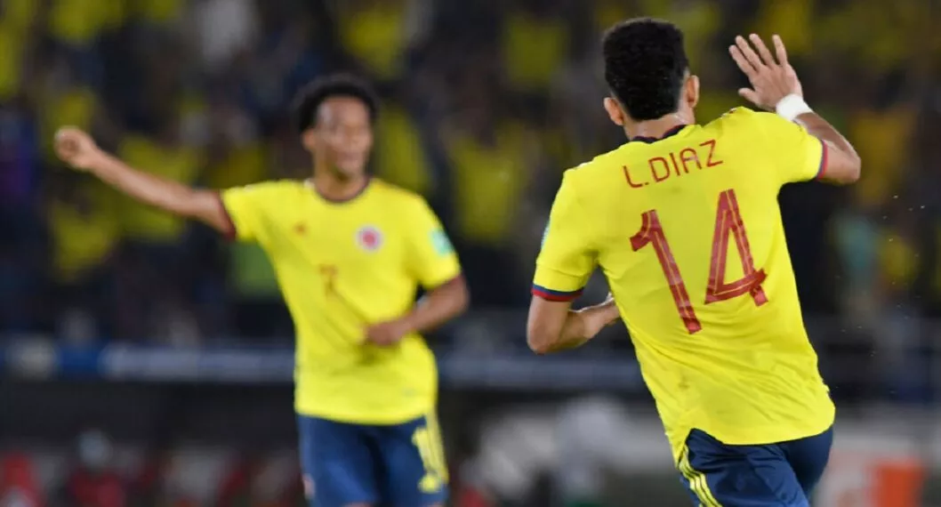 Luis Díaz, autor del primer gol de Collombia a Bolivia este 24 de marzo.