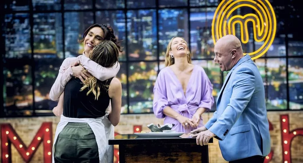Isabella Santiago, Jorge Rausch y Claudia Bahamón en 'Masrechef', a propósito de su nuevo horario de lunes a domingo a las 8 p.m. y que incluyó cambio de 'Factor X' en RCN..