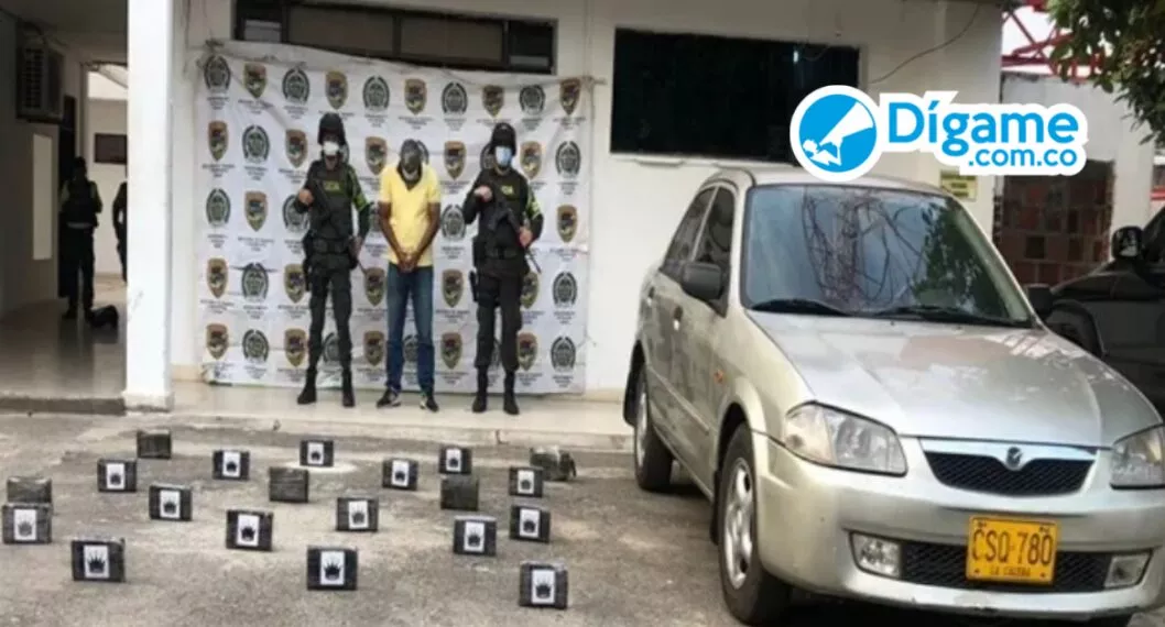 Tanqueado pero de cocaína, Policía detiene un vehículo en las vías del Cesar