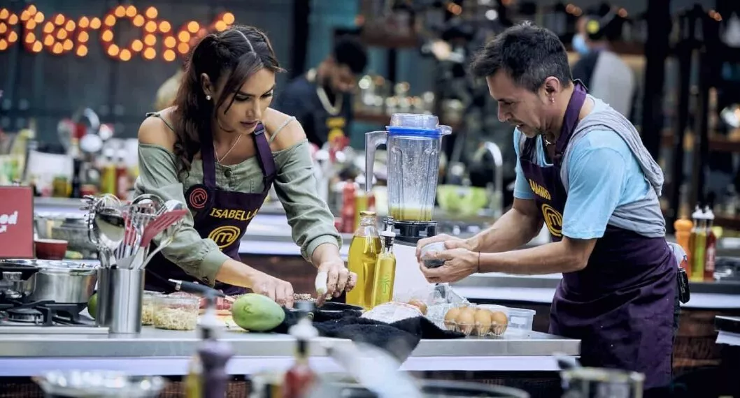 Masterchef (RCN): Isabella Santiago y Ramiro Meneses volvieron a cocinar juntos