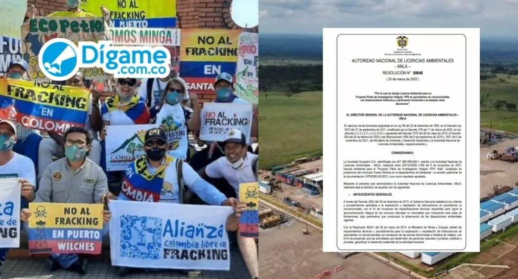 Otorgan licencia ambiental para primer proyecto de fraking en Colombia