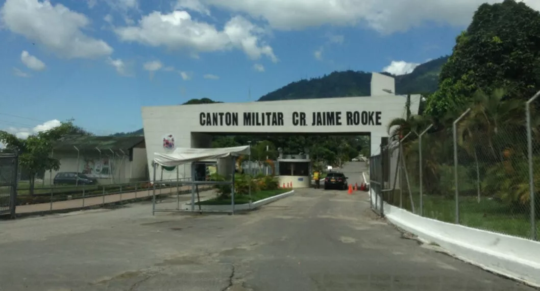 Instalaciones del Cantón Militar.