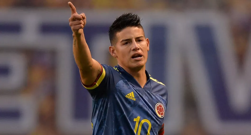 El futbolista James Rodríguez, ya mostraba su preocupación por la Selección Colombia hace un año.