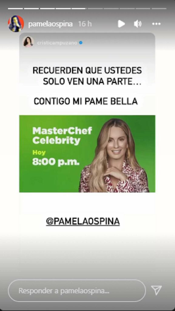Instagram @pamelaospina