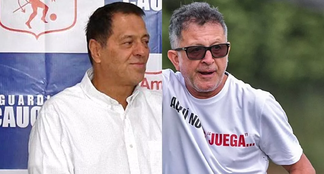 Tulio Gómezm que declaró: "Juan Carlos Osorio peló al América; se llevó $ 1.200 millones". Fotomontaje: Pulzo.