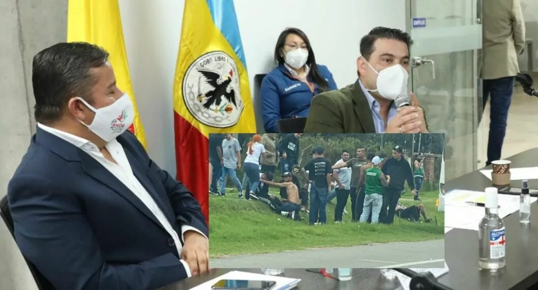 "Cinco heridos y dos graves": alcalde de Cota dio balance de pelea de hinchas de Nacional